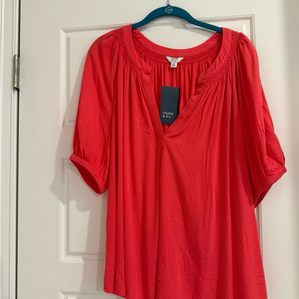Crown & Ivy Vibrant  Blouse